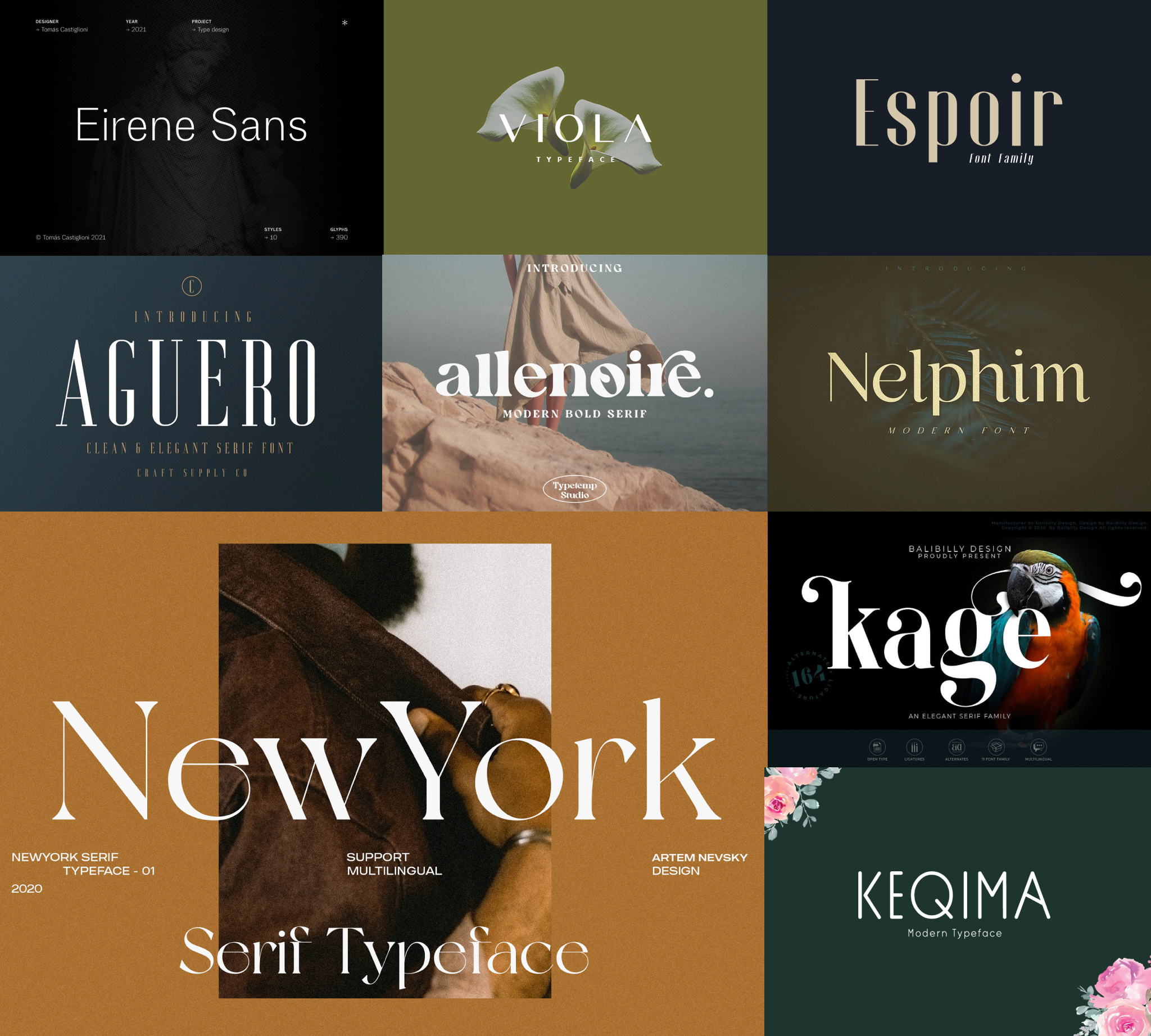 elegant fonts for logos