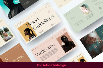 style guide indesign template