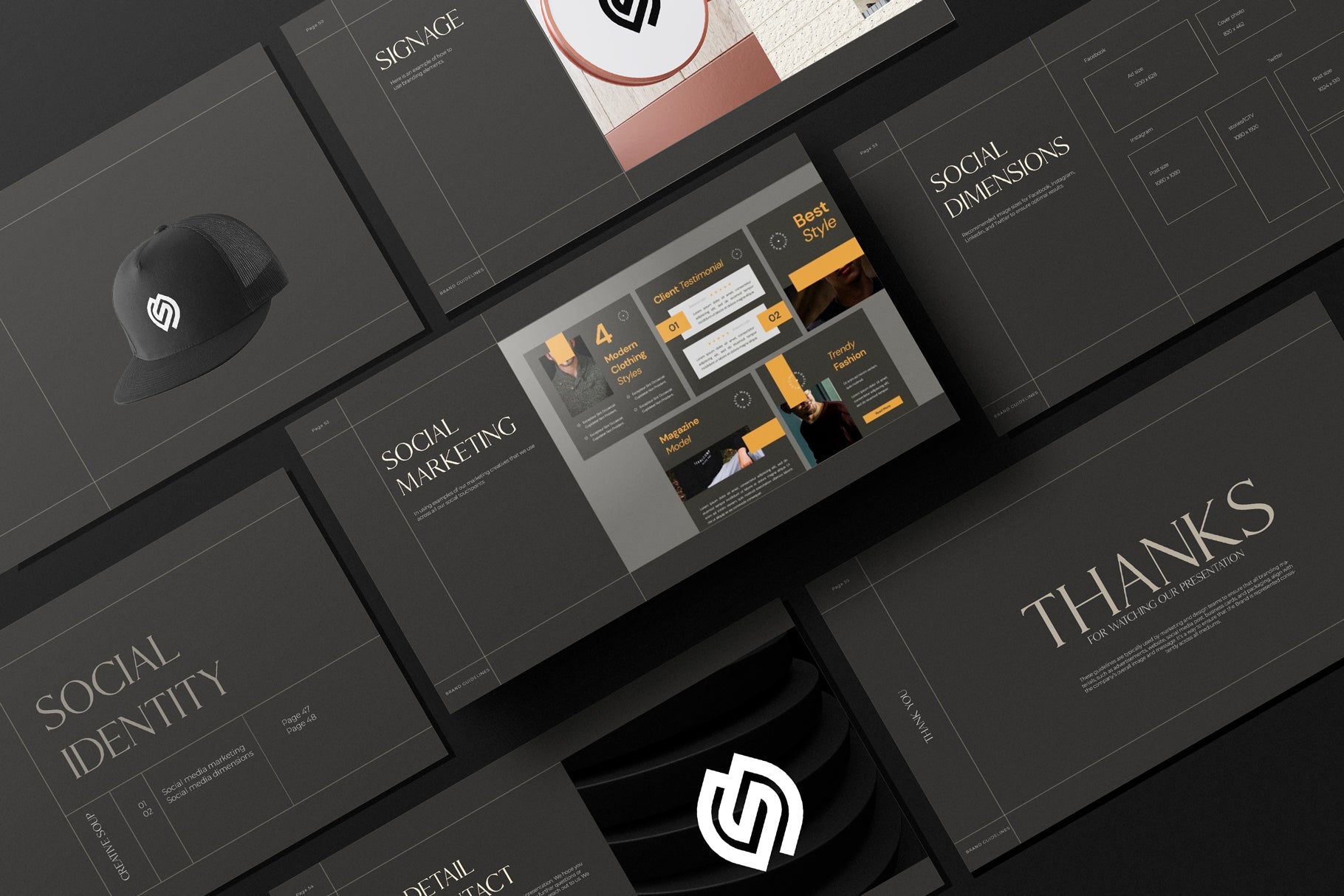 Brand Guidelines Template canva