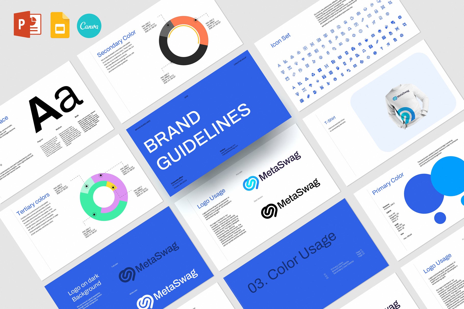 Free Brand Guidelines Google Slides and PowerPoint templates