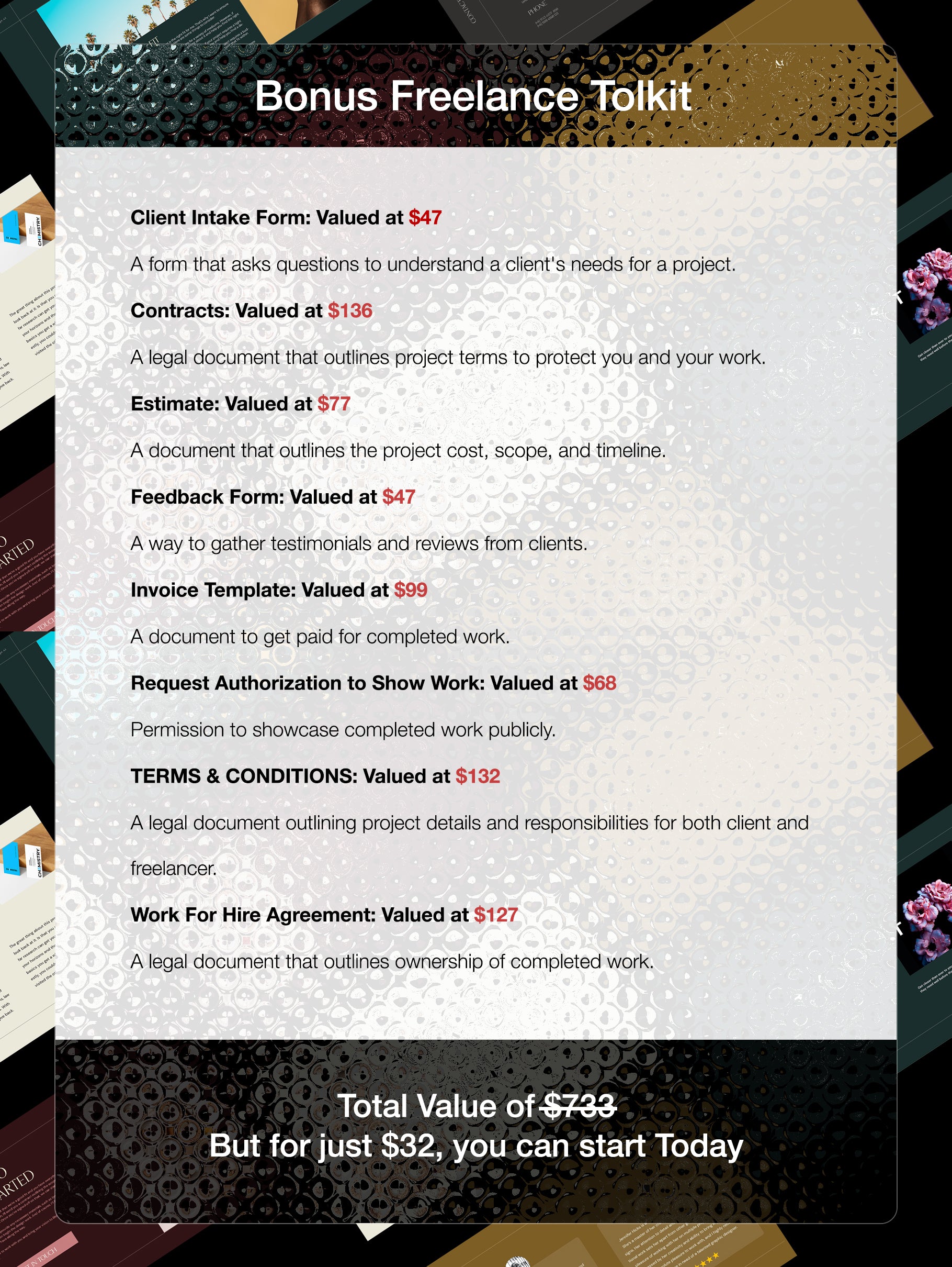 Services Guide for Graphic Designer