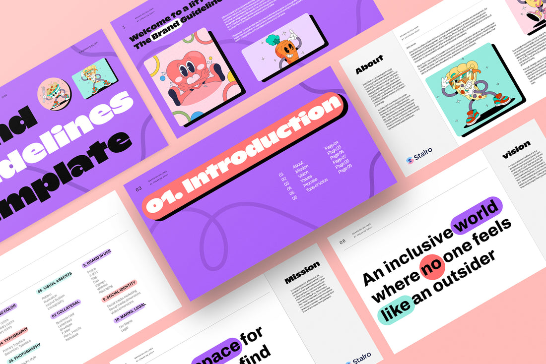Simple Brand Guidelines Template