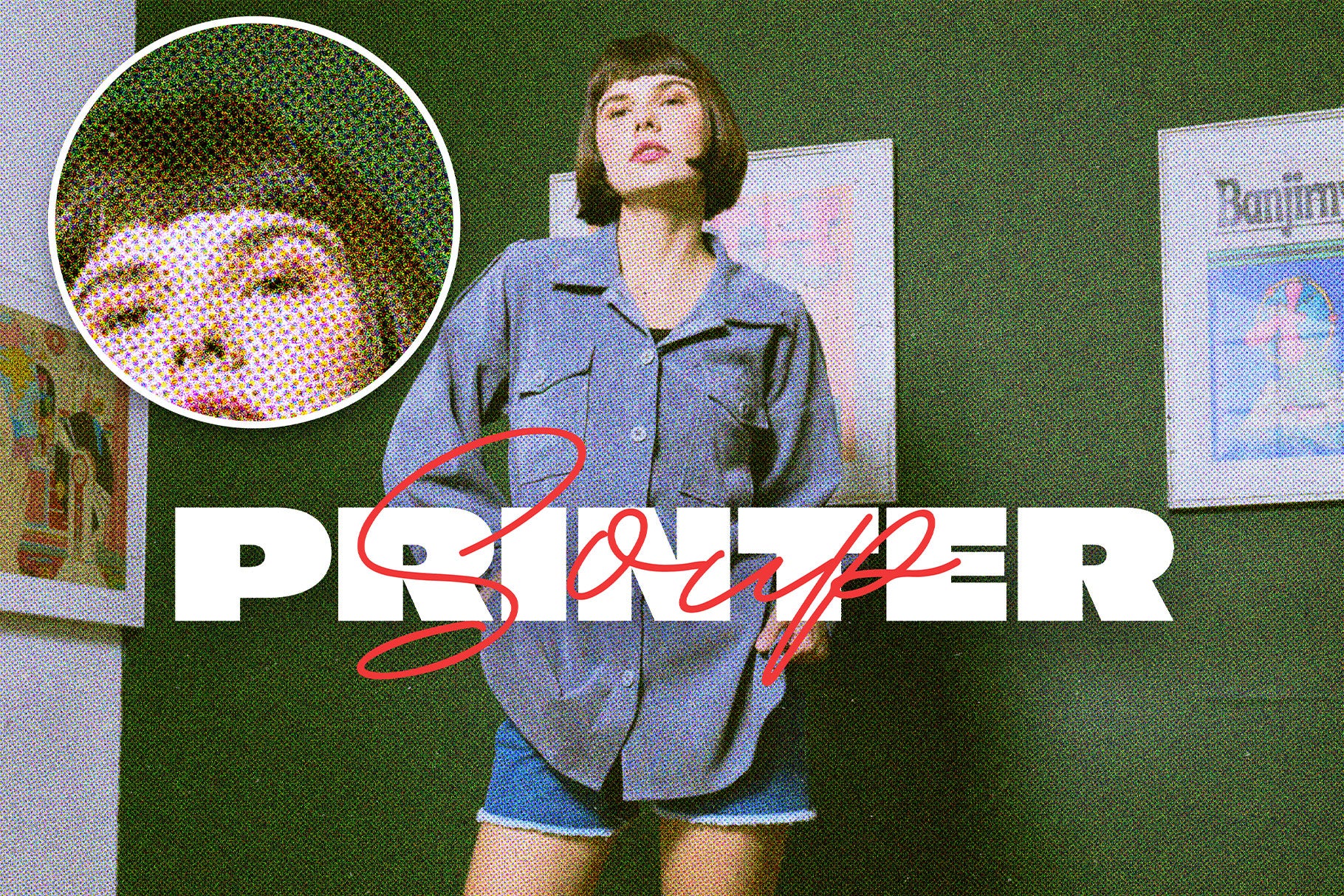 Vintage Print Effect Photoshop