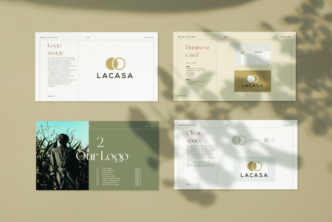 Brand Guidelines Template for Adobe InDesign