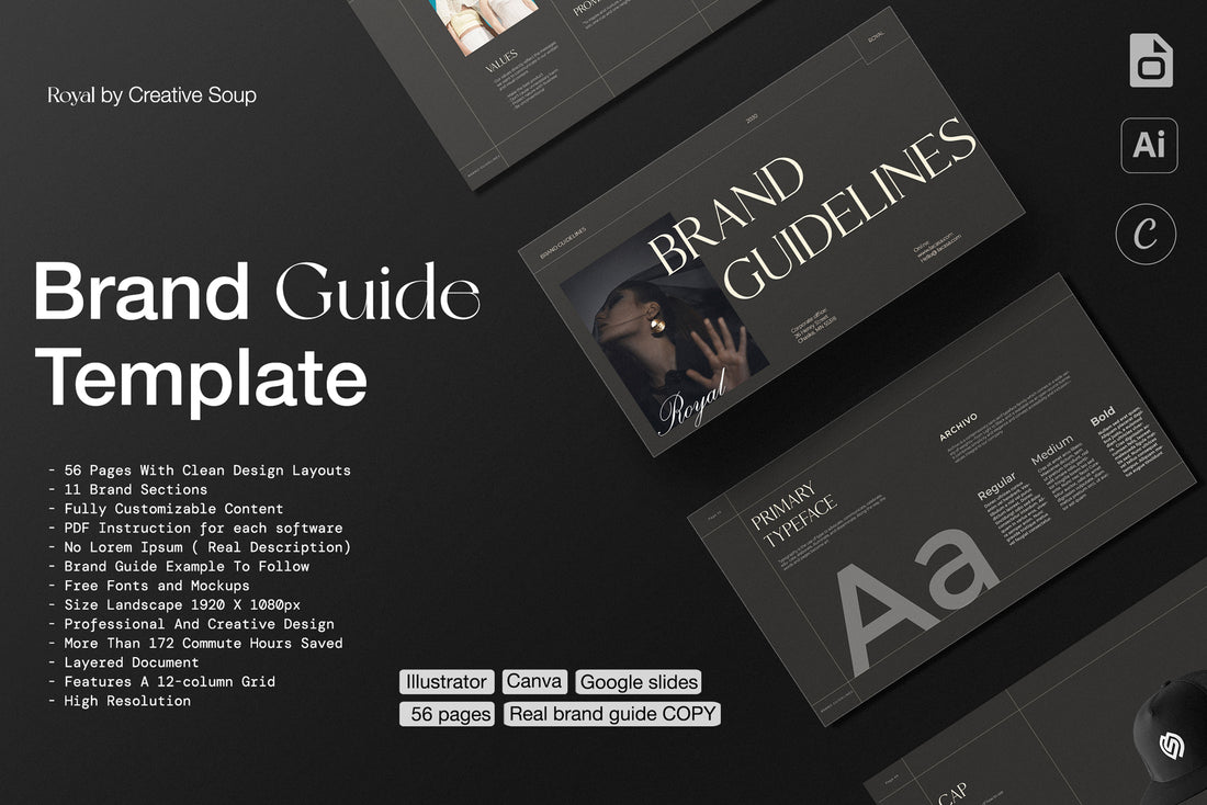 Brand Guidelines Template canva