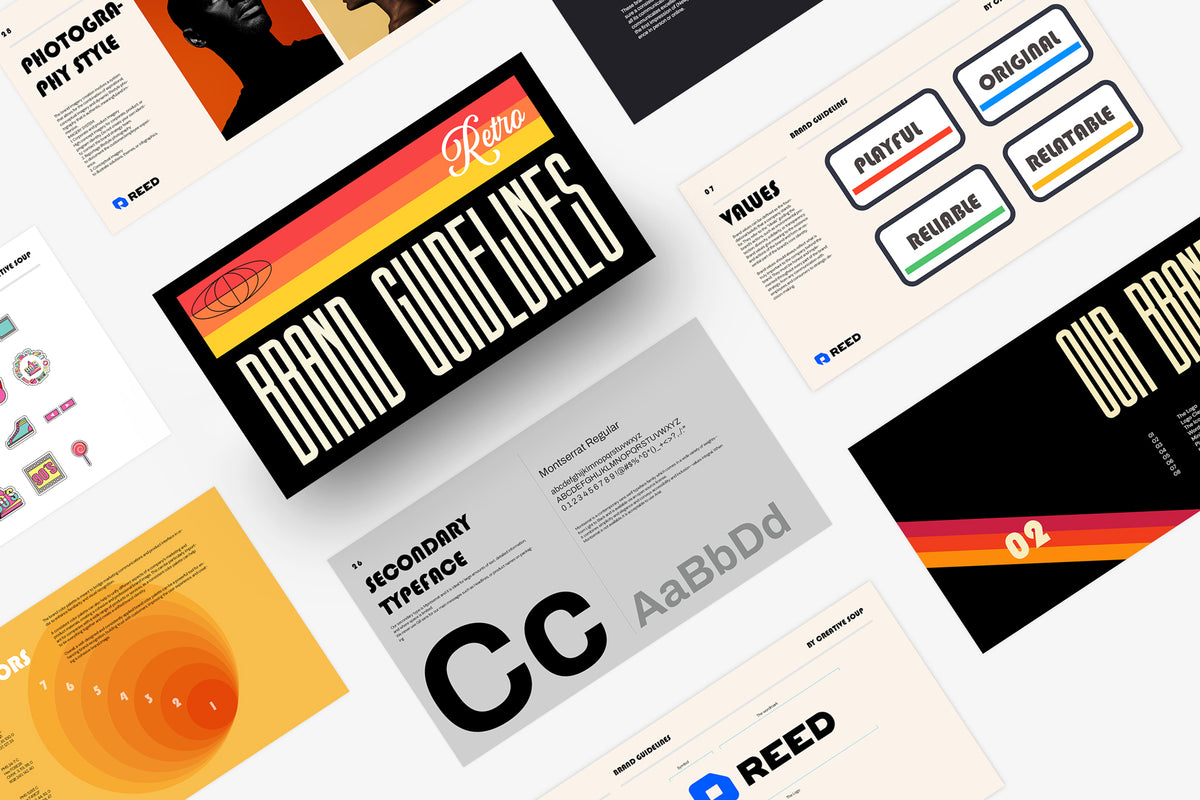 Retro - Brand Guidelines Template