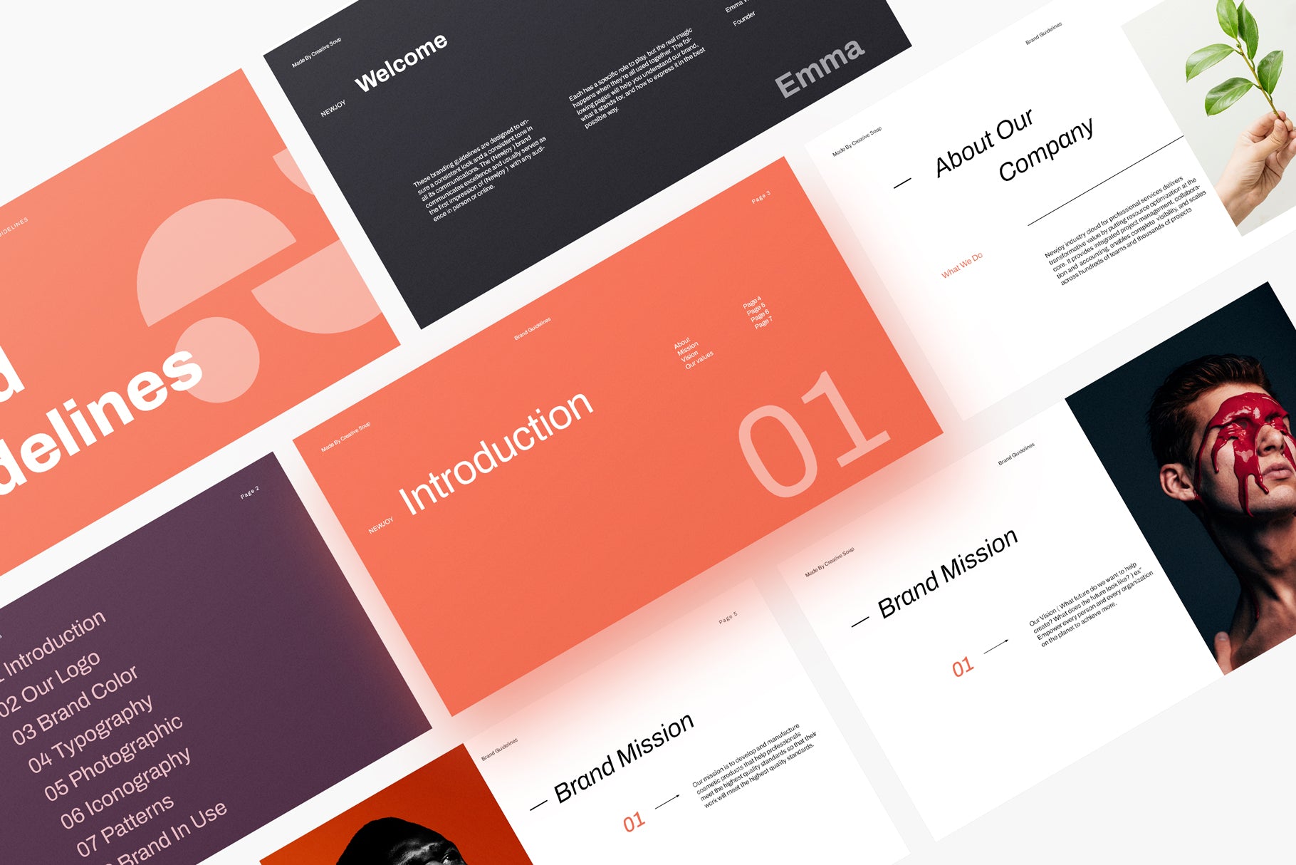 Coral | Brand Guidelines Template