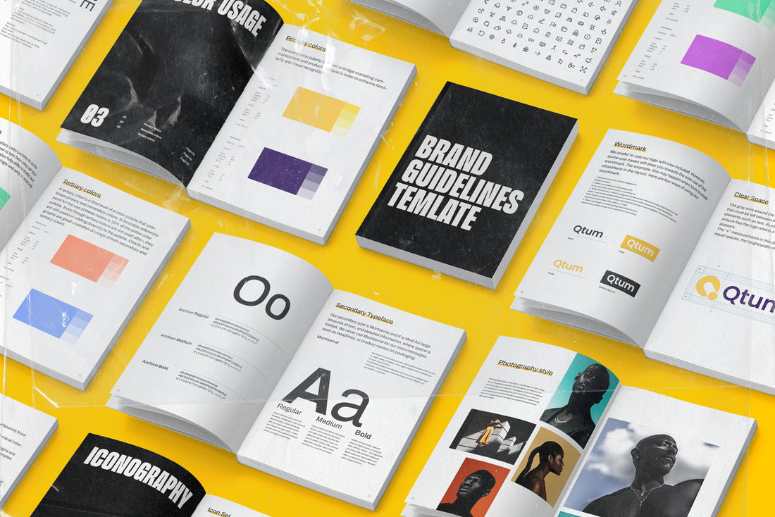 Brand Guidelines Template A4 & Us Letter