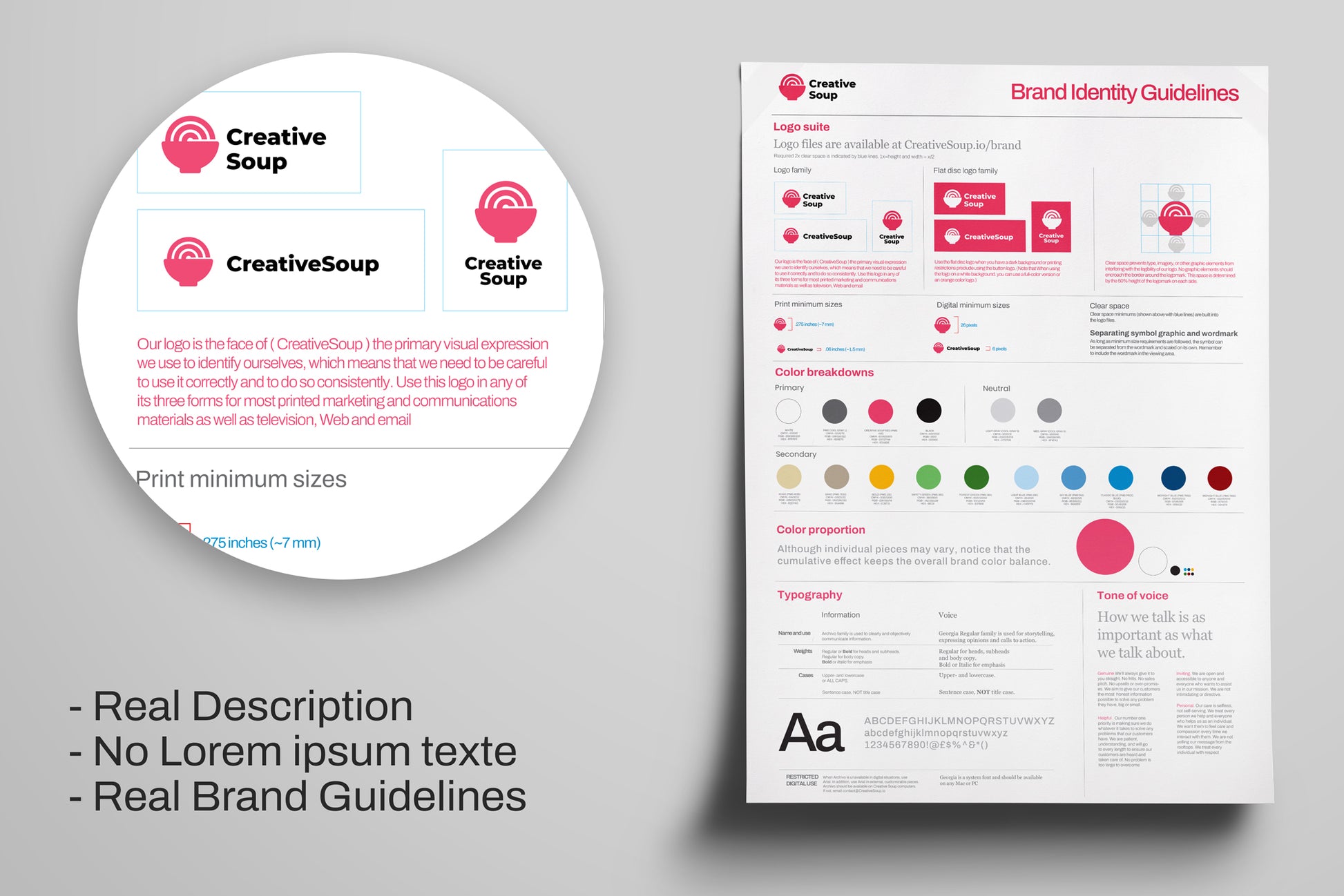 One Page Brand Guidelines