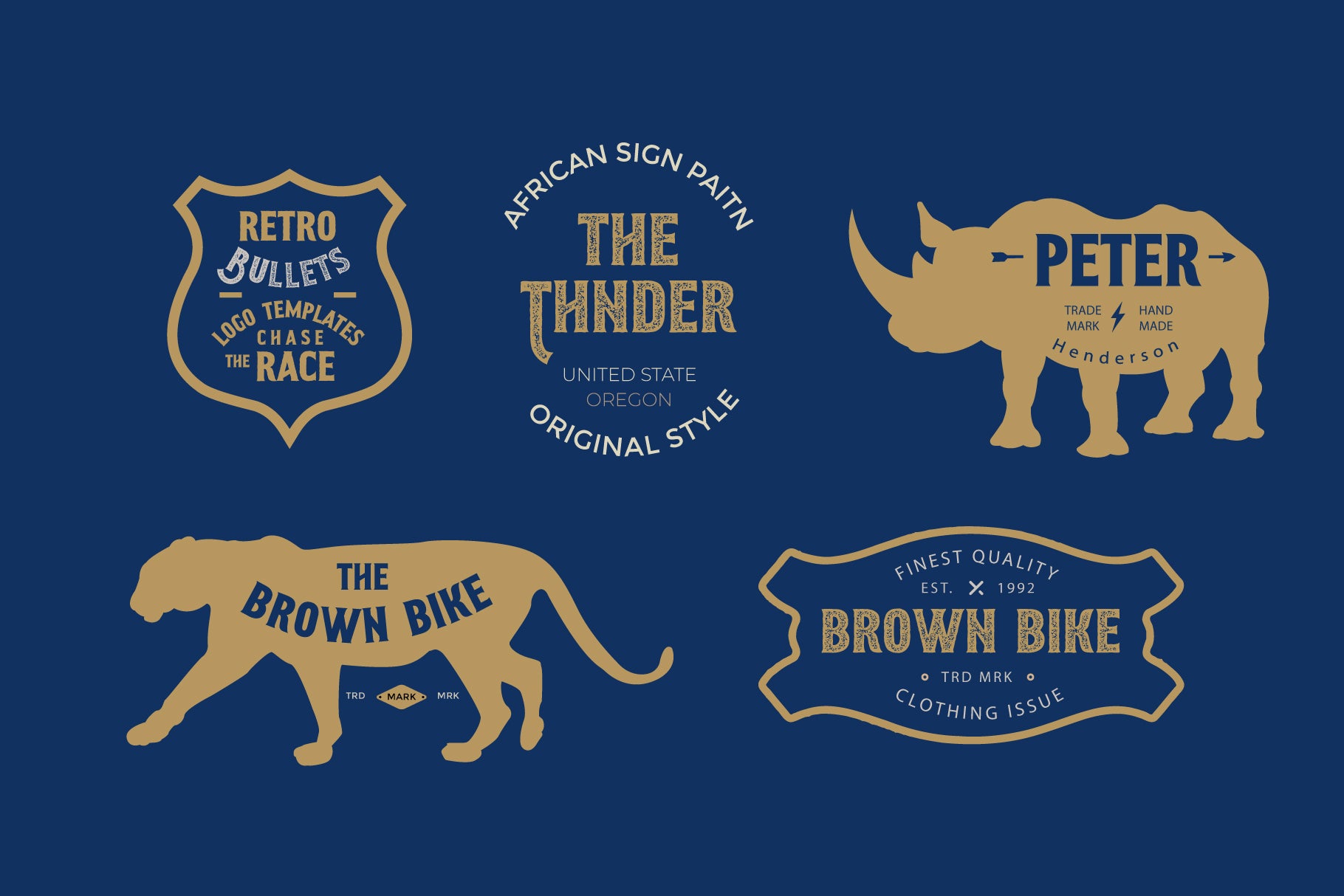 Vintage badges & Logo Templates